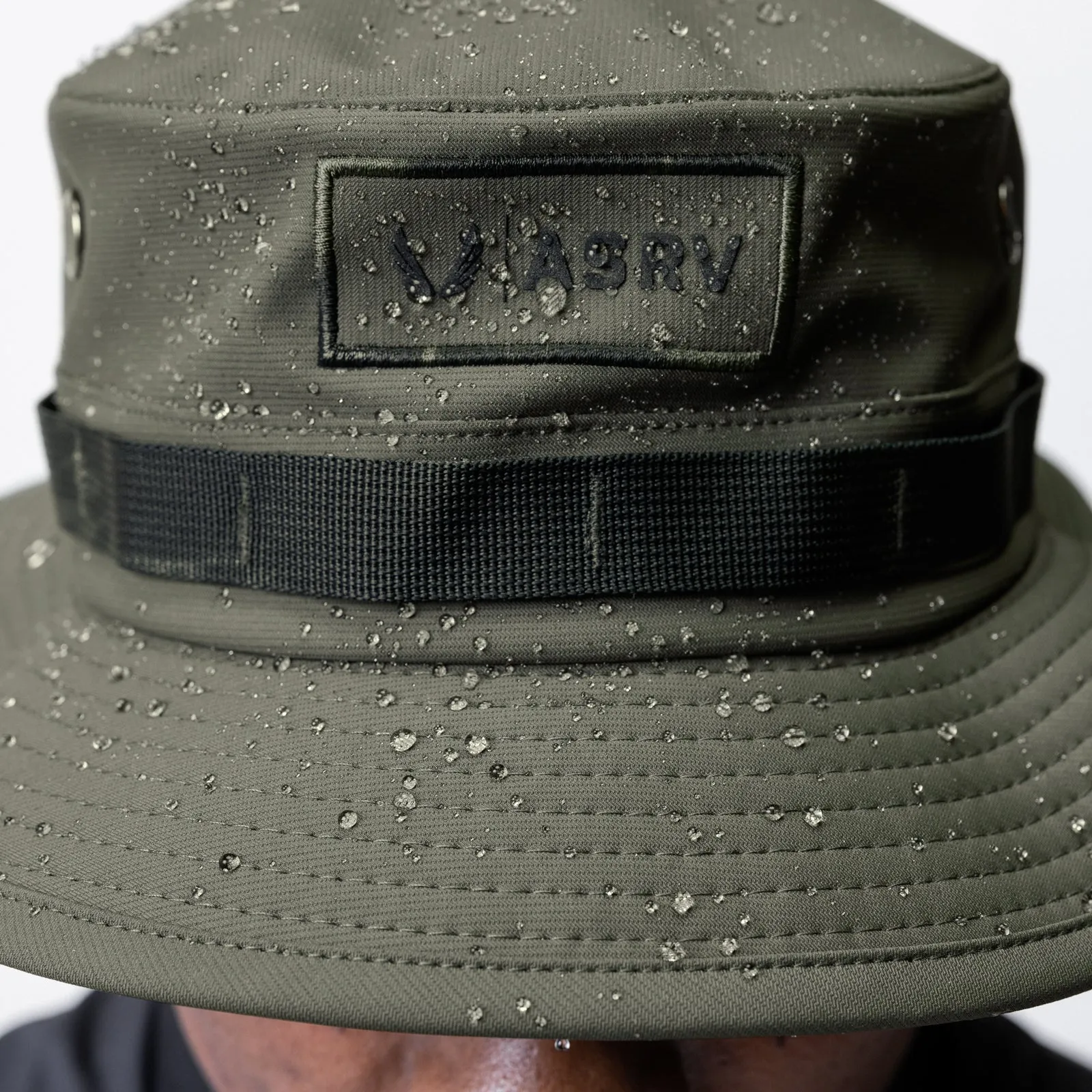 0718. Waterproof Vented Boonie Hat - Dark Olive