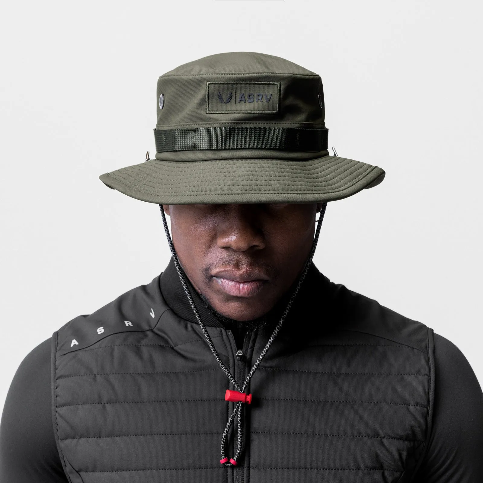 0718. Waterproof Vented Boonie Hat - Dark Olive