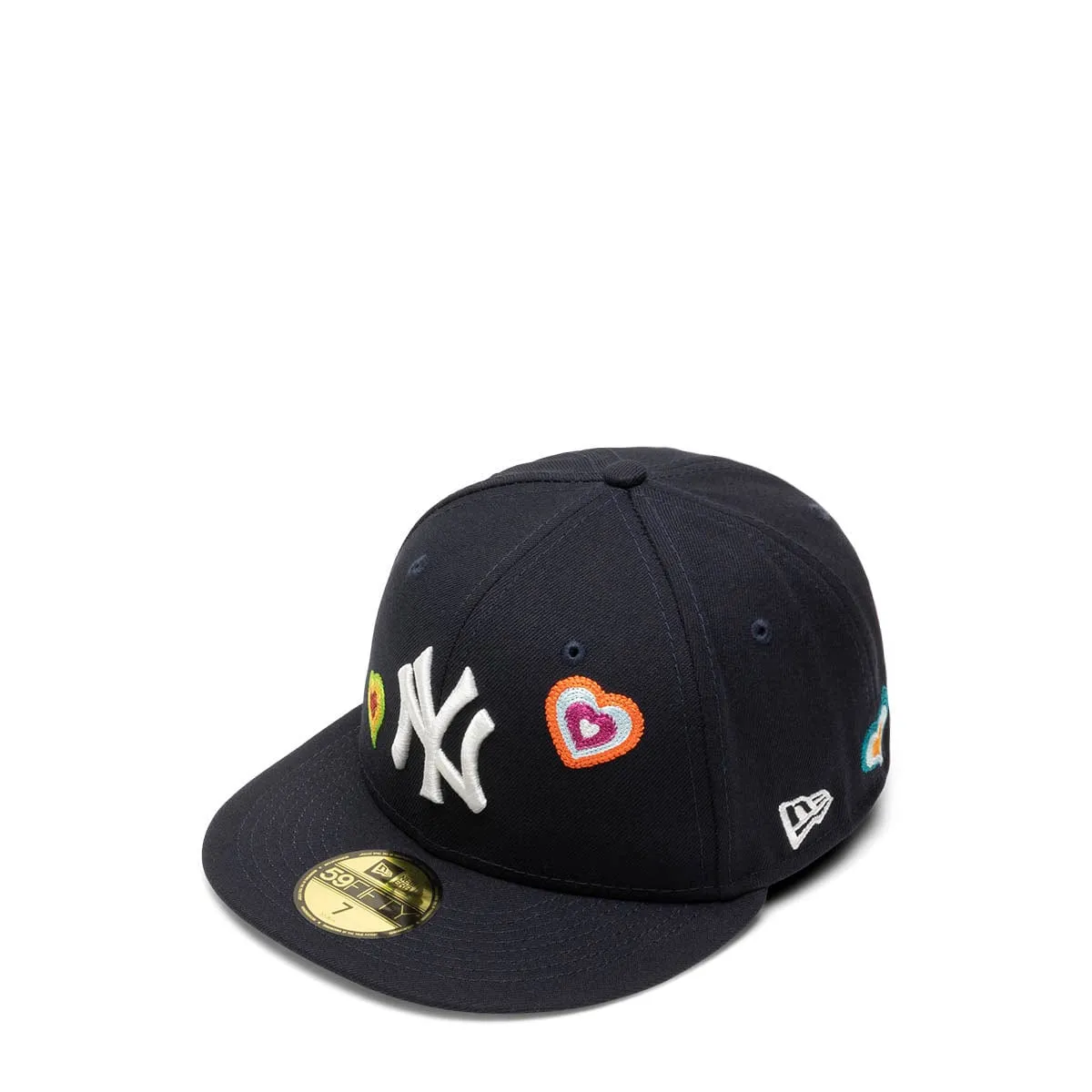 59FIFTY NY YANKEES CHAIN STITCH HEART FITTED CAP