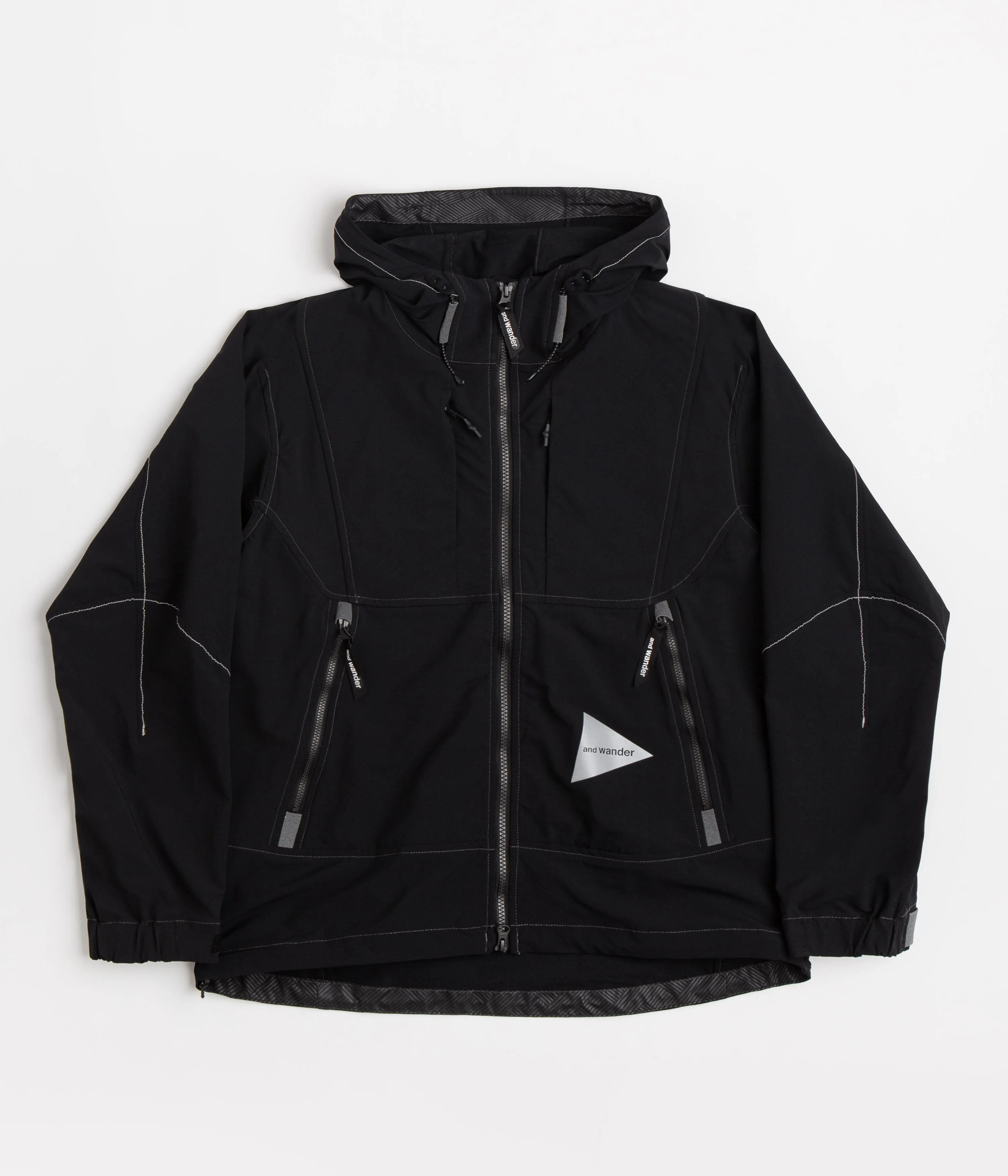 and wander Schoeller 3XDRY Stretch Jacket - Black