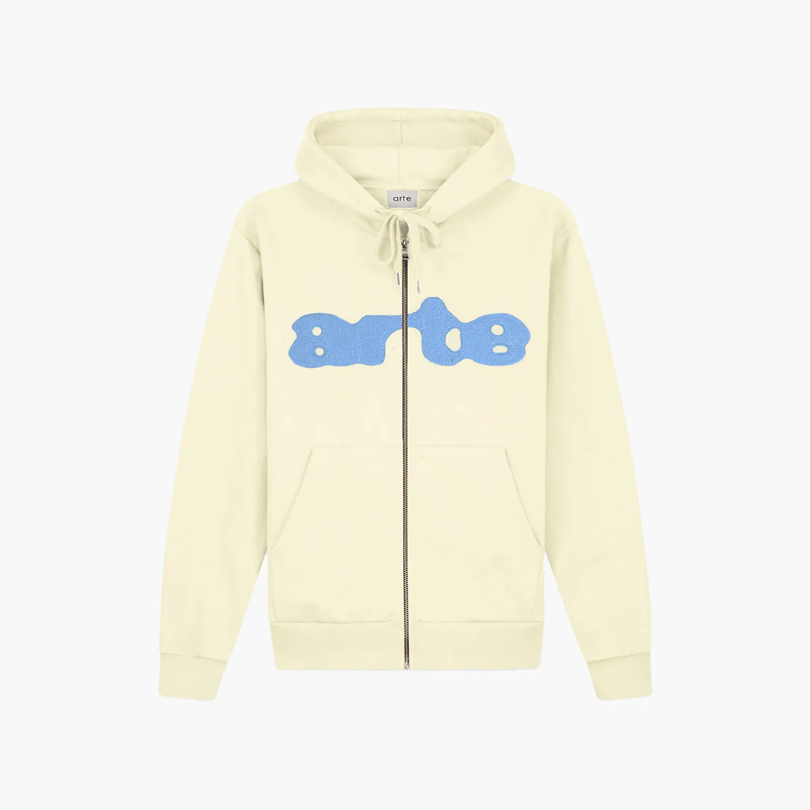 Arte Embroidery Zip Hoodie