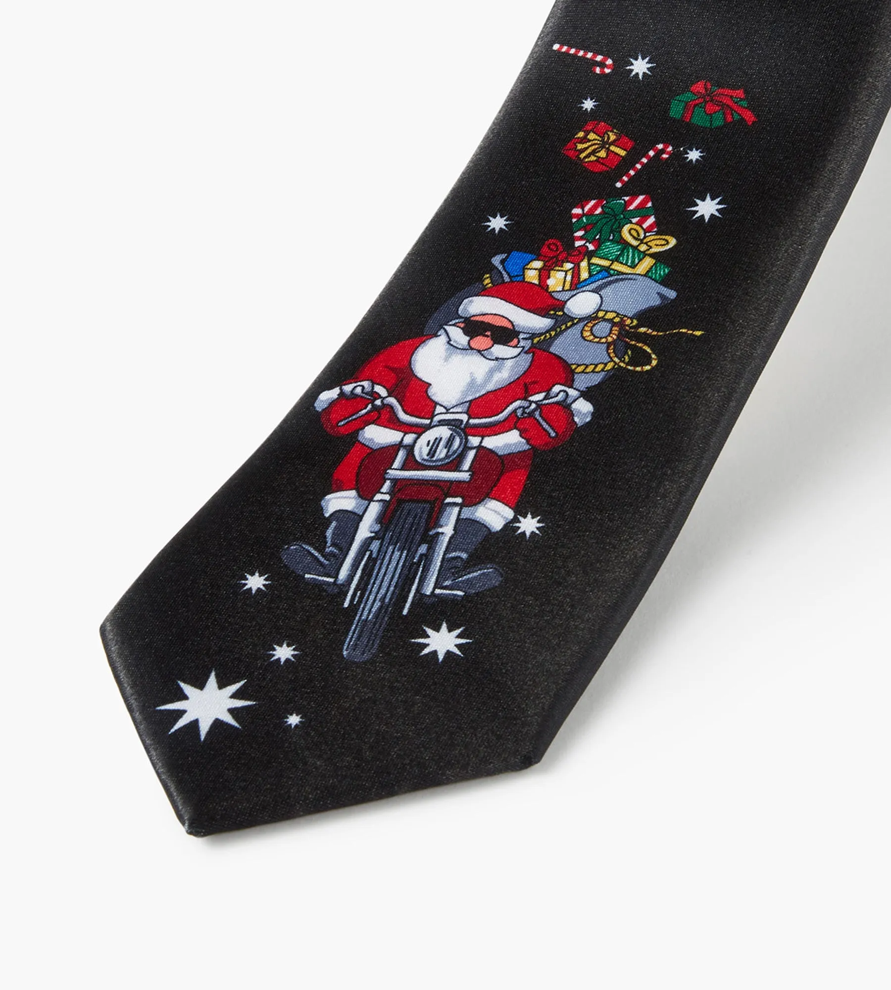 Biker Santa Tie