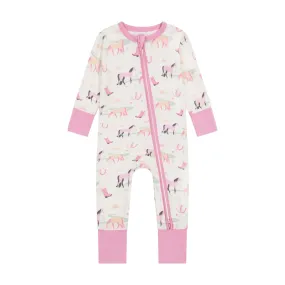 Bird & Bean Bamboo Footless Romper - Cassidy