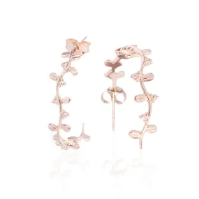 Bjarkan Earrings, Rose Gold