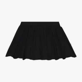 Black Ribbed Skort