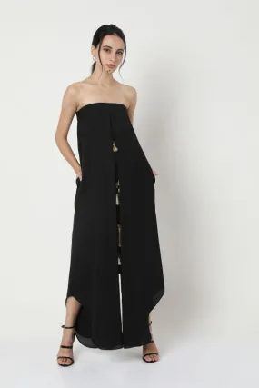 Black Tassel Jumpsuit