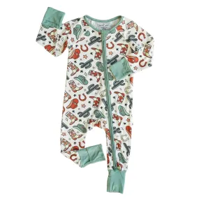 Buckaroo Cowboy Convertible Zip Romper