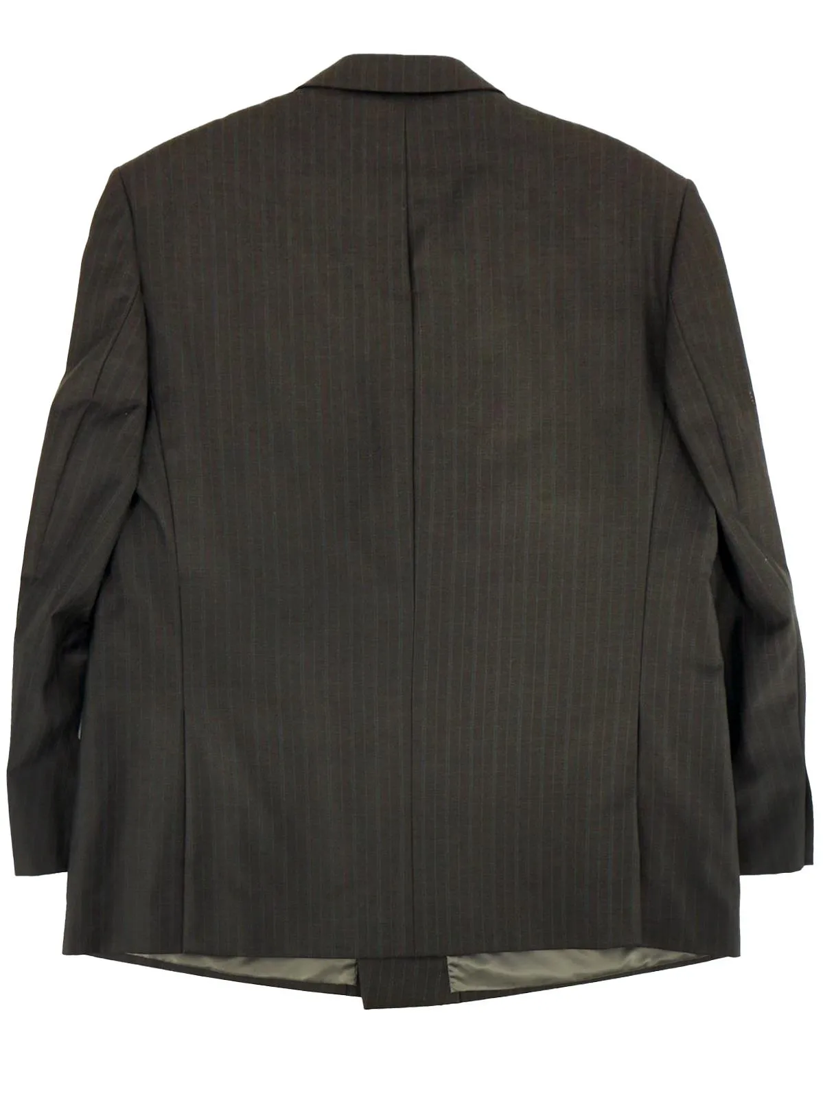 Charcoal Double Breasted Vintage Pinstripe Suit