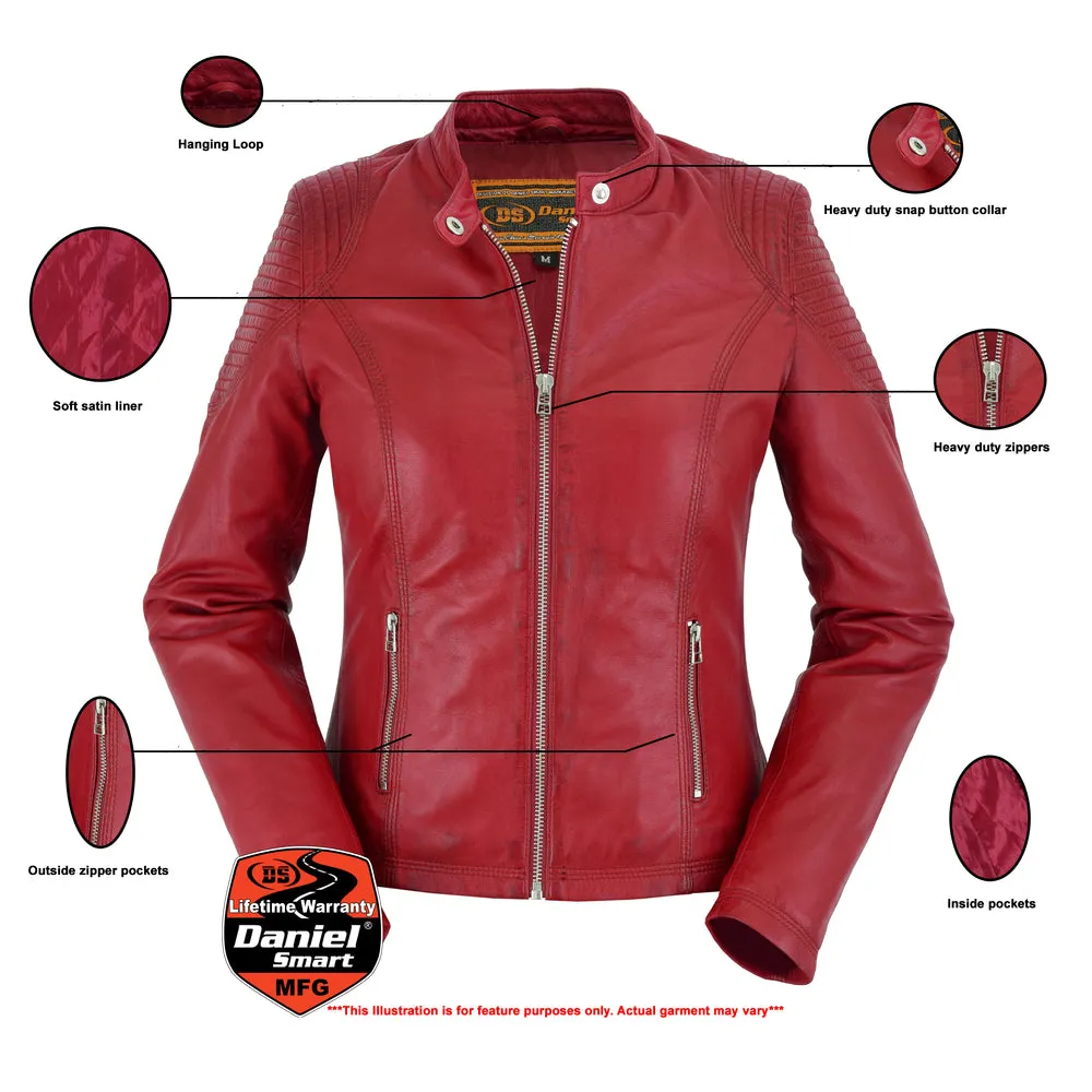 Daniel Smart Cabernet - Women's Fashion Leather Jacket