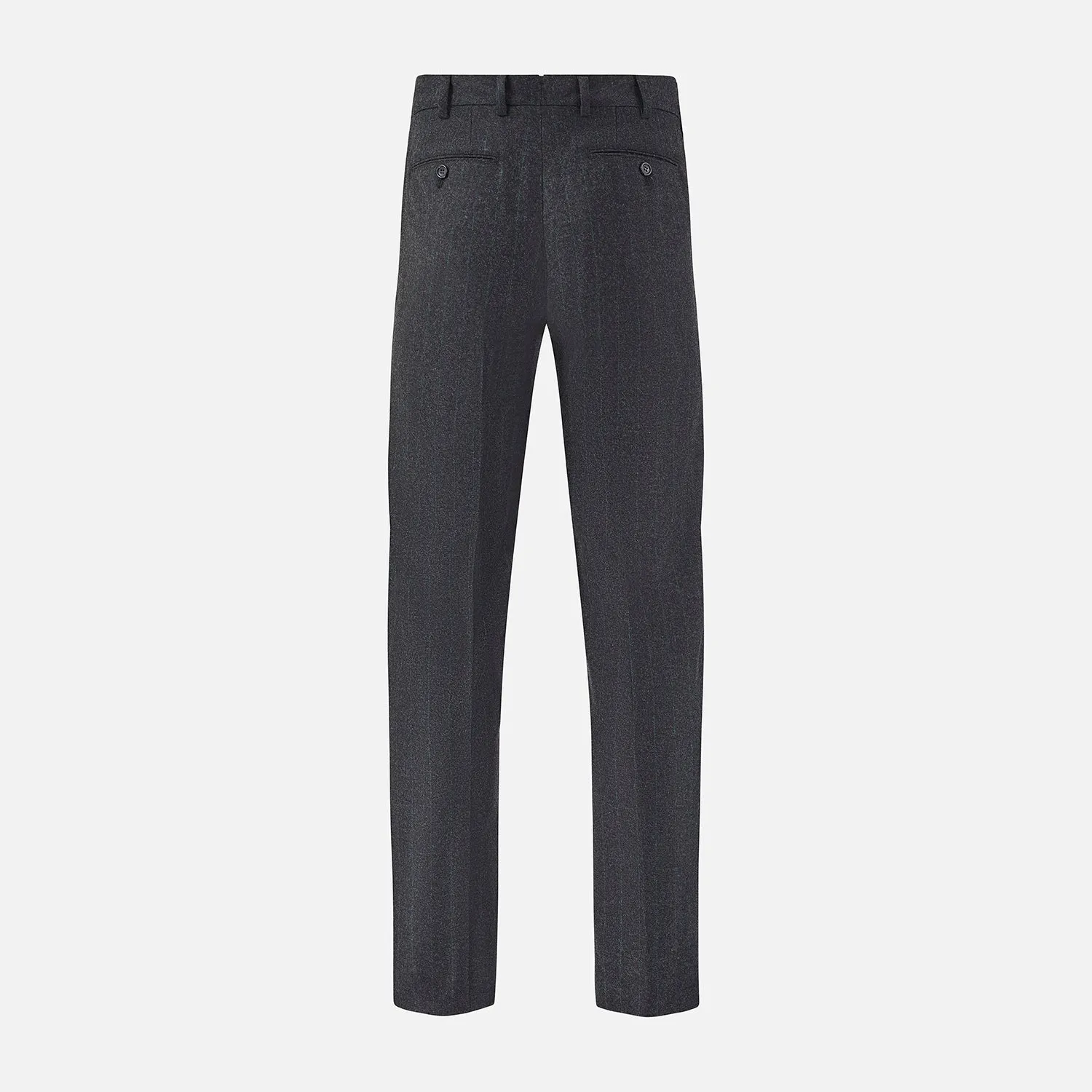 Dark Grey Pinstripe Edward Trousers