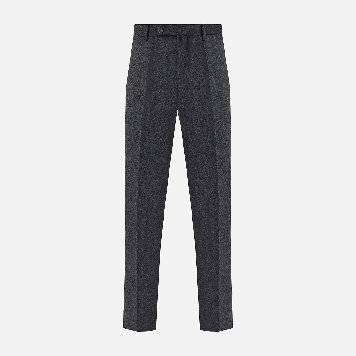 Dark Grey Pinstripe Edward Trousers