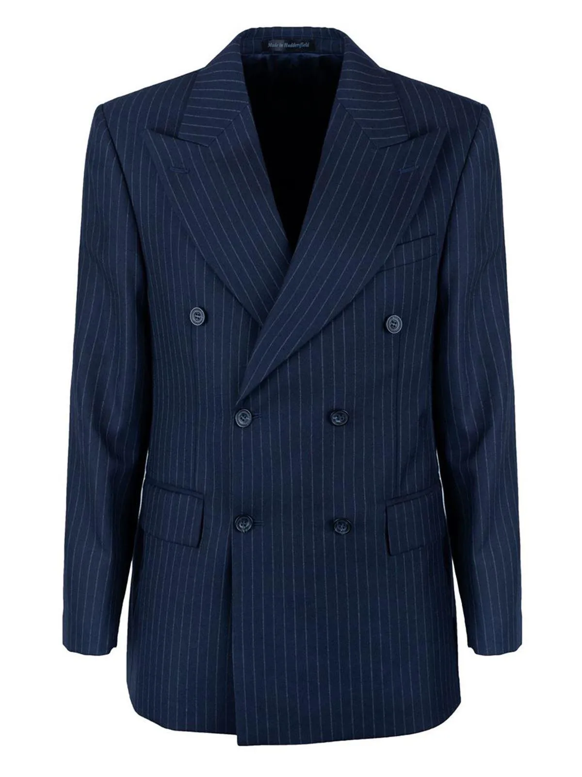 Double Breasted Replica Blue Pinstripe 1940s Suit