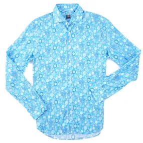 Fedeli Lightweight Printed Cotton Shirt