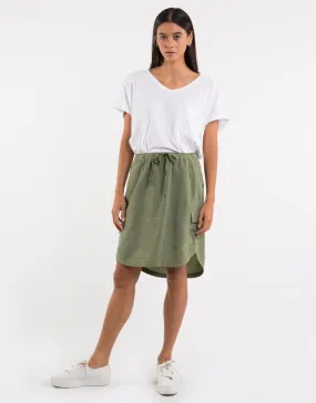 Foxwood Upstate Cargo Skirt Khaki