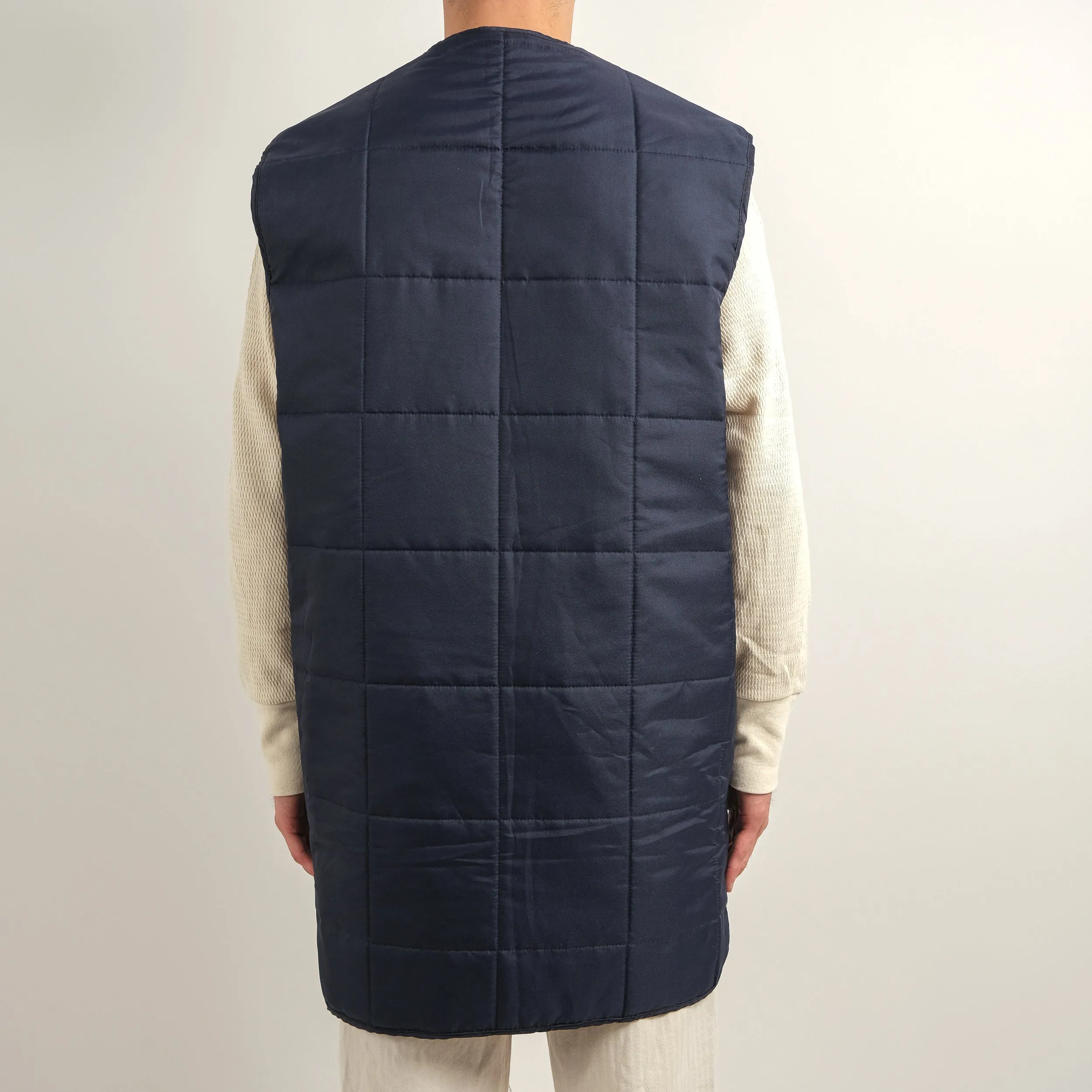 NAVY DOWN LINER VEST