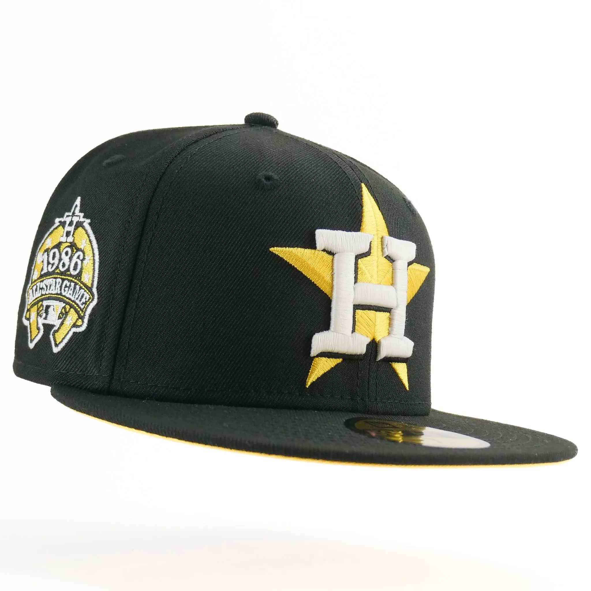 New Era Custom exclusive Houston Astros 1986 All Star Game Patch (Black Adam color inspired)