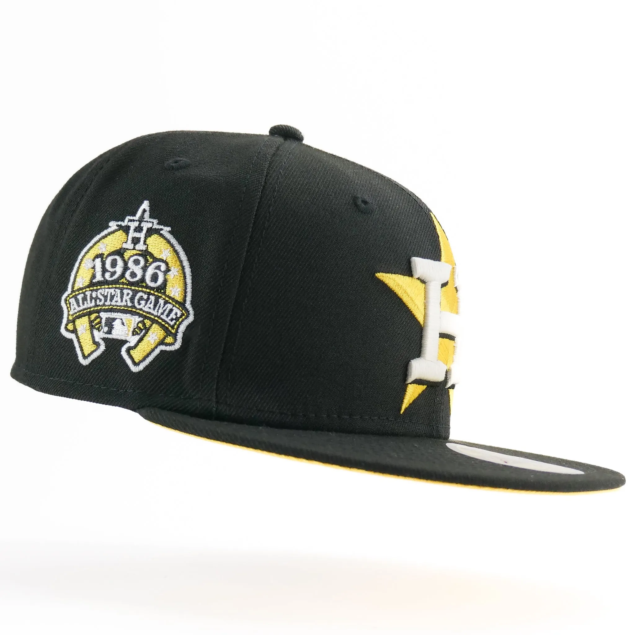 New Era Custom exclusive Houston Astros 1986 All Star Game Patch (Black Adam color inspired)