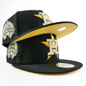 New Era Custom exclusive Houston Astros 1986 All Star Game Patch (Black Adam color inspired)