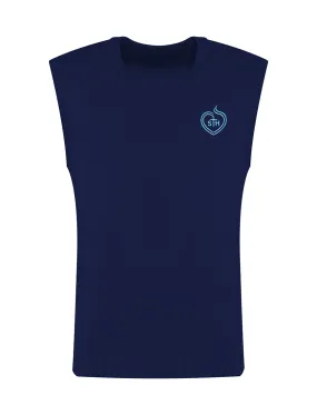 Sacred Heart Navy Tank Top