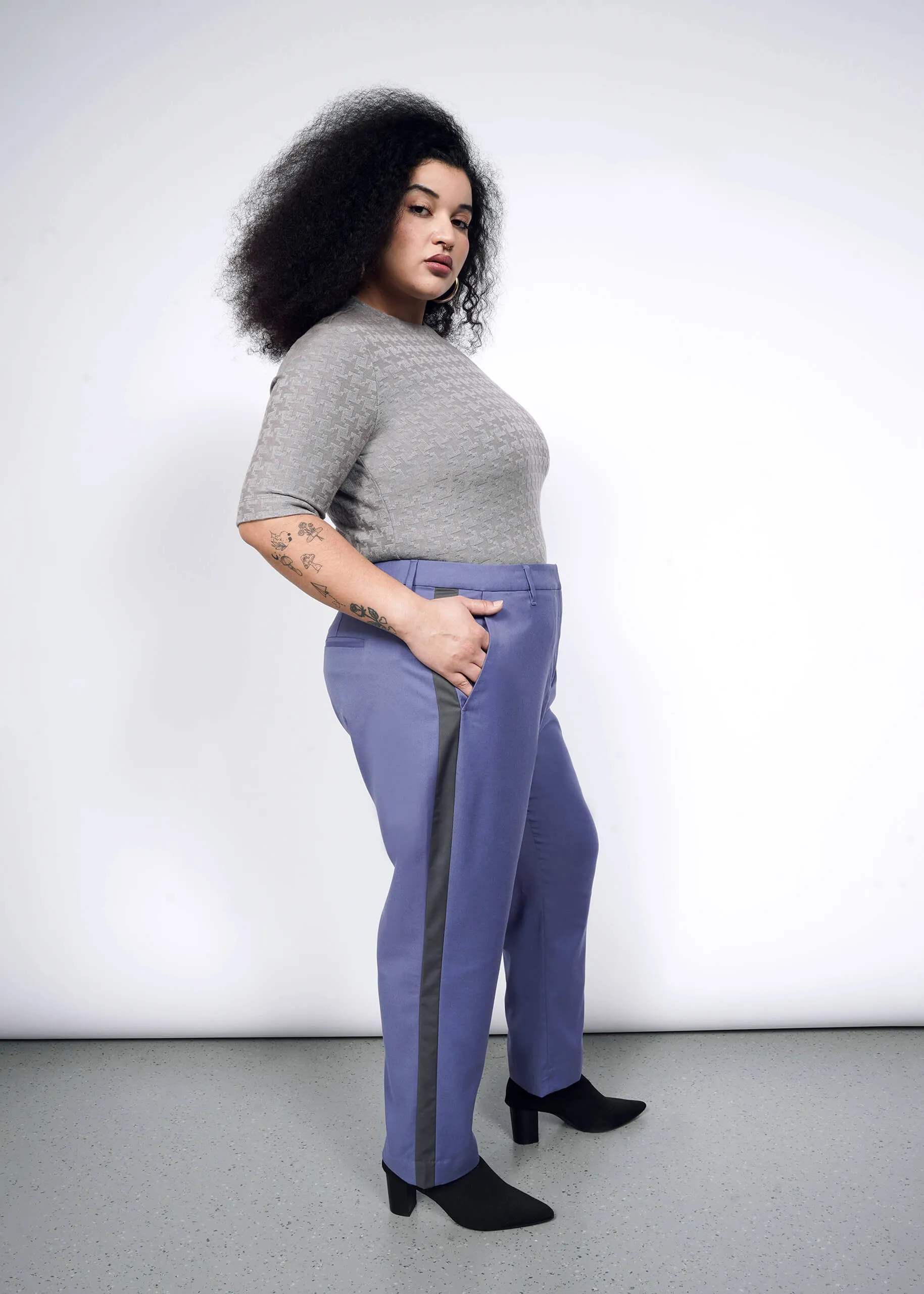 The Empower Colorblock Slim Crop Pant