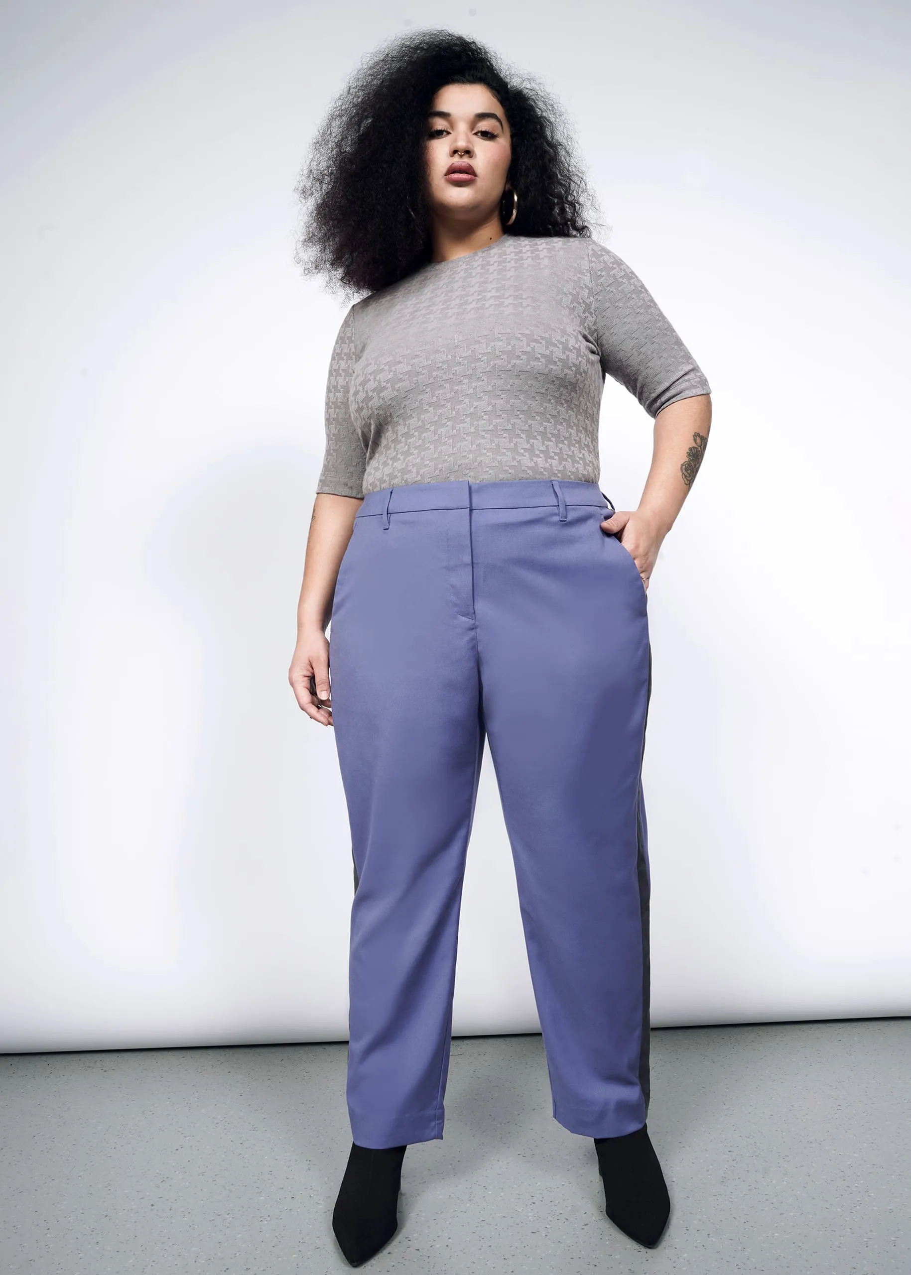 The Empower Colorblock Slim Crop Pant